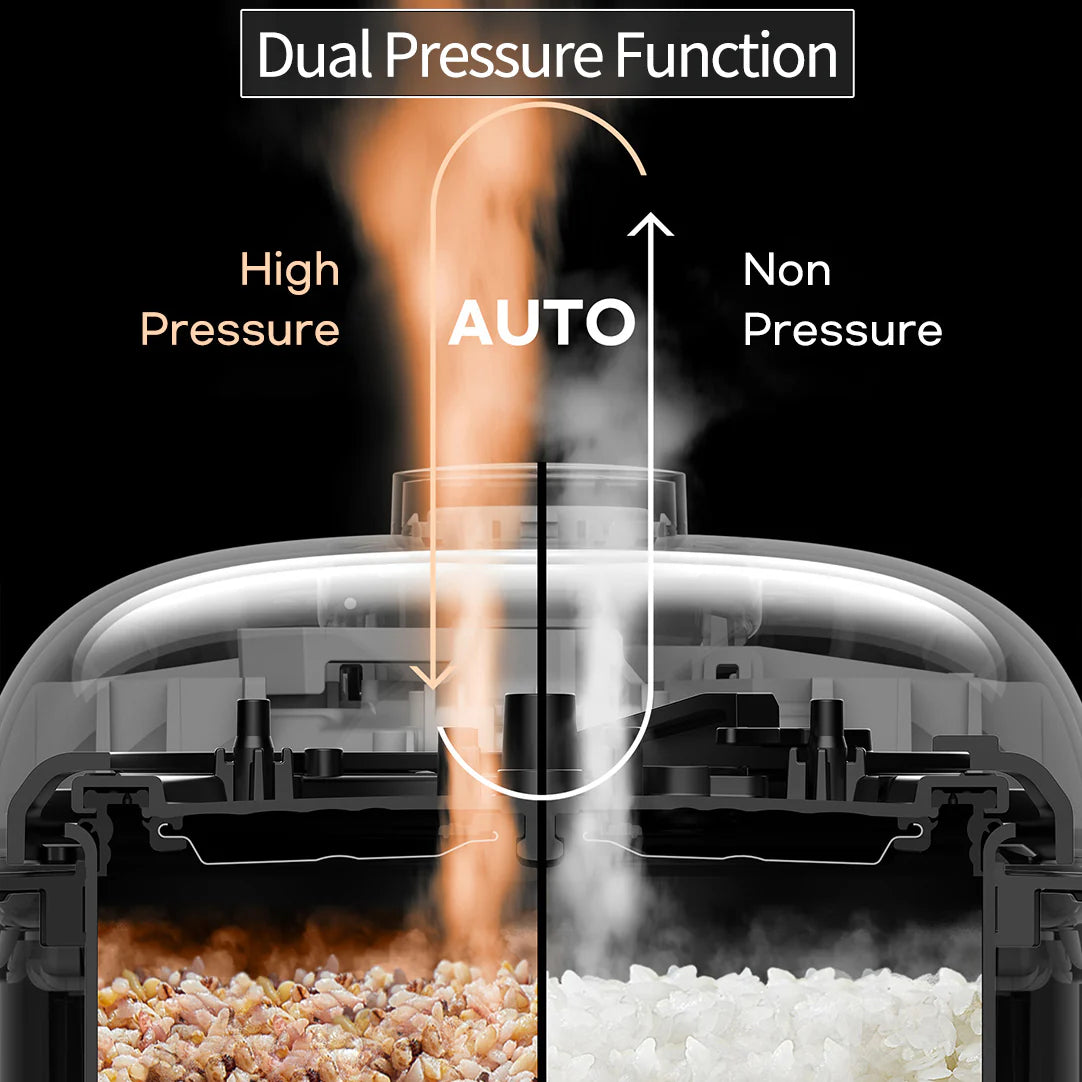 Cuchen IH Dual Pressure Full Stainless Rice Cooker 10 Cup CRH-TWS1010PWUS