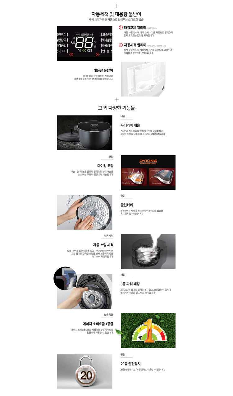 Cuchen Mini IH Pressure Rice Cooker 3 Cup CRT-PQWK0340WUS - Cuchen US