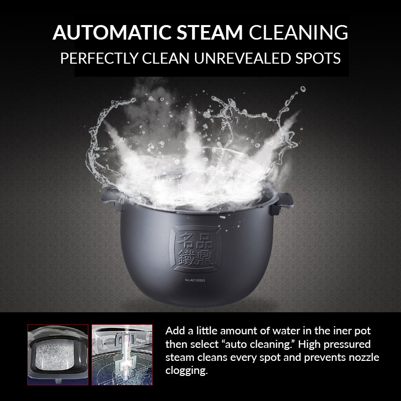 Cuchen IH Pressure Rice Cooker CJH-PA0604iC (6-Cup) CJH-PA1002iC (10-Cup) - Cuchen US