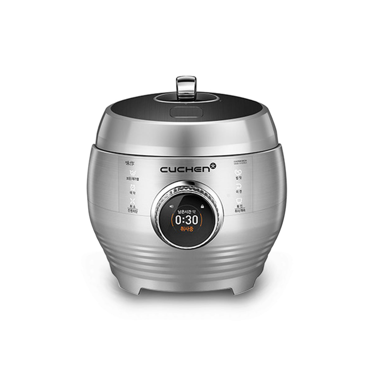 Cuchen IR Pressure Rice Cooker Meejak CJH-PH0610RCW (6-Cup) | CJH-PH1000RCW (10-Cup) Silver - Cuchen US